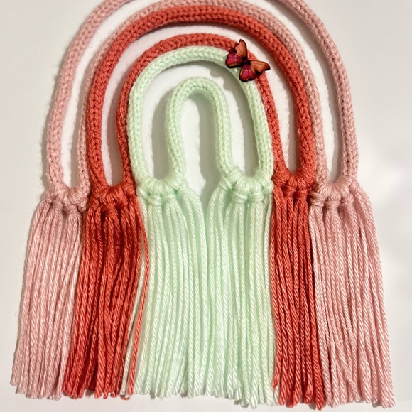 Hand made knitted custom name signs - Picture 5 of 7